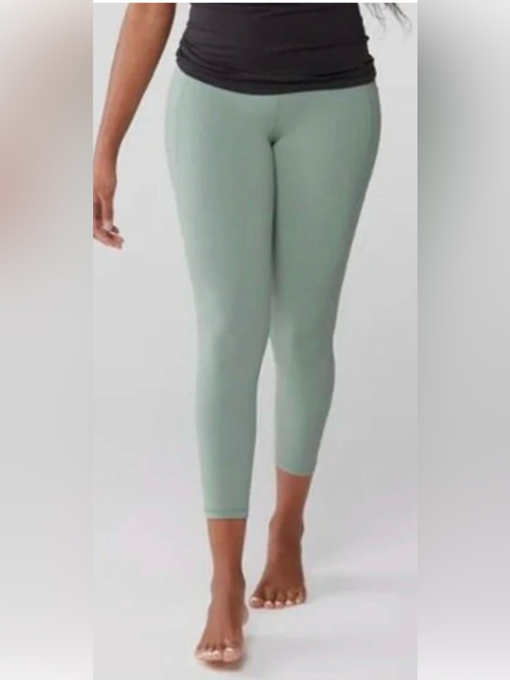NEW ATHLETA GREEN SALUTATION STASH POCKET II LEGGINGS PANTS SZ 1X